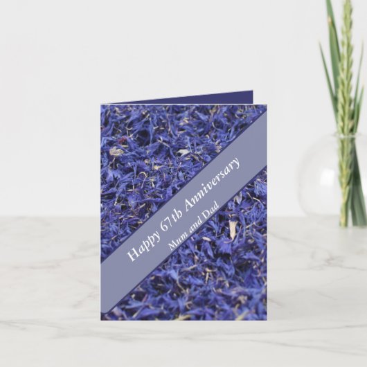 67e Jubileum bewerkbaar Kaart (Voorkant)