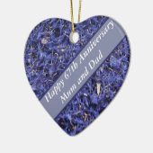 67e Jubileum bewerkbaar Keramisch Ornament (Links)