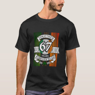 67e Jubileum Ierse bruiloft samen 67 jaar F T-shirt