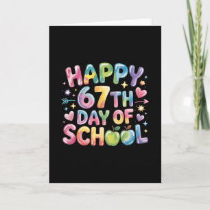 67e schooldag Funny 67 Meme Leraar  Kaart