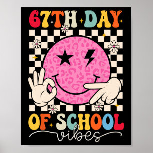 67e schooldag sfeer grappig zes zeven 67 meme S Poster