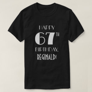 67e verjaardag - Art Deco Geïnspireerd Shirt voor