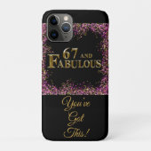 67e verjaardag Case-Mate iPhone case (Achterkant)