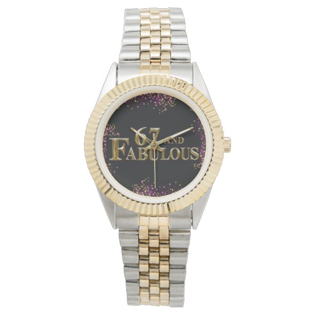 67e verjaardag  horloge (Voorkant)