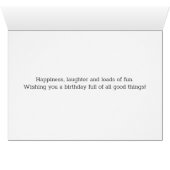 67e verjaardag met cupcake, kaarsen en vorkheftruc (Binenzijde Horizontaal (Onderkant))