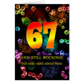 67e verjaardag nog steeds springend (Voorkant)