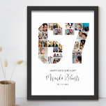 67e verjaardag nummer 67 aangepaste fotocollage poster<br><div class="desc">Vier 67e verjaardag met dit gepersonaliseerde nummer 67 fotocollage poster. Dit aanpasbare geschenk is ook perfect voor trouwdag. Het is een geweldige manier om waardevolle herinneringen van je bruiloft en getrouwd leven weer te geven. Het poster bevat een collage van foto's die die speciale momenten vastleggen, en het kan worden...</div>