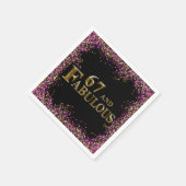 67e verjaardag servet (Hoek)