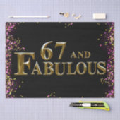 67e verjaardag tissuepapier (Craft)