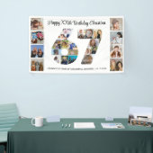 67e verjaardagsfeest Nummer 67 Fotocollage Spandoek (Beurs)