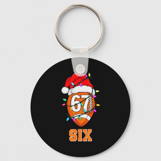 67endy Kerst Voetbal – Six & Seven Matching Co Sleutelhanger (Voorkant)