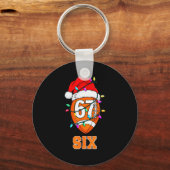 67endy Kerst Voetbal – Six & Seven Matching Co Sleutelhanger (Voorkant)