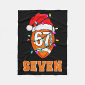 67endy Xmas Football – Six &amp; Seven Matching Co Fleece Deken (Voorkant)
