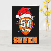 67endy Xmas Football – Six &amp; Seven Matching Co Kaart (Gele Bloem)