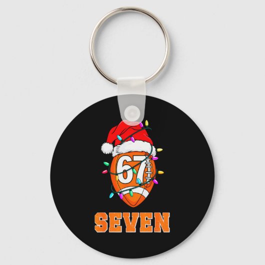 67endy Xmas Football – Six & Seven Matching Co Sleutelhanger (Voorkant)
