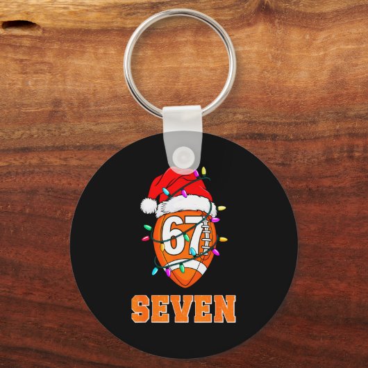 67endy Xmas Football – Six &amp; Seven Matching Co Sleutelhanger (Voorkant)