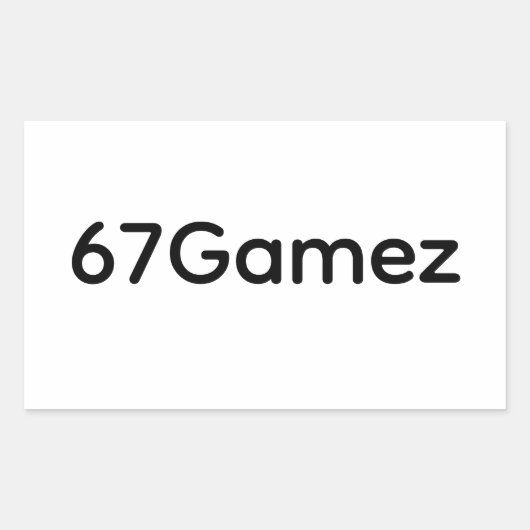 67Gamez Sticker 2 (Voorkant)