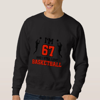 67ste verjaardag 67 jaar oud basketballer trui