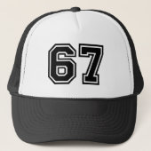 67th Birthday Classic Trucker Hat Trucker Pet (Voorkant)