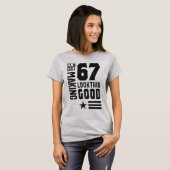67th Birthday Gifts T-shirt (Voorkant volledig)