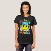 67th Day Of School 67 Days Smarter Teacher Boy Gir T-shirt (Voorkant volledig)