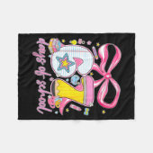 67th Day Of School 67 Six Seven Math Teacher Kids  Fleece Deken (Voorkant (Horizontaal))