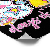 67th Day Of School 67 Six Seven Math Teacher Kids  Poster (Hoek)