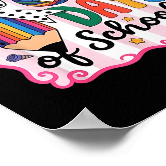 67th Day Of School 67 Six Seven Math Teacher  Poster (Hoek)