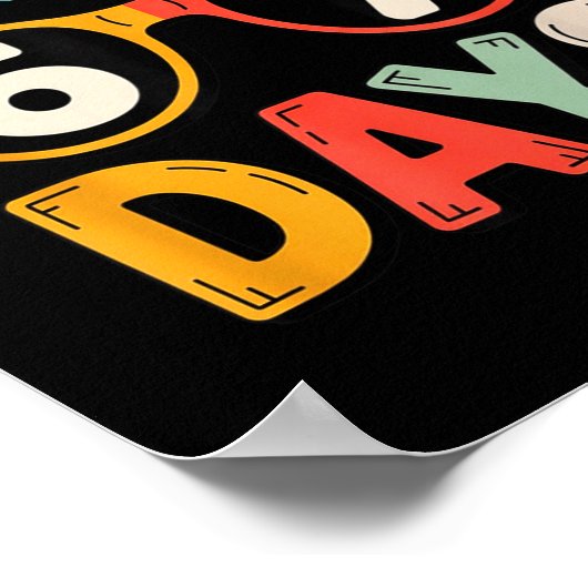 67th Day Of School Bruh Kids Celebration Design  Poster (Hoek)