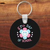 67th Day Of School Funny 100th Of School Students Sleutelhanger (Voorkant)