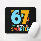 67th Day Of School Funny 67 Days Smarter Teacher B Muismat (Met muis)