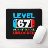 67th Day Of School Gamer Level 67 Days Unlocked 6 Muismat (Met muis)