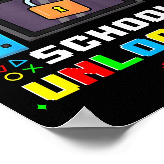 67th Day Of School Level 67 Days Of School Unlocke Poster (Hoek)