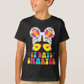 67th Day Of School Shirt 67 Day Smarter Bun Teache (Voorkant)