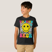 67th Day Of School Shirt 67 Days Smarter Smile Fac (Voorkant volledig)