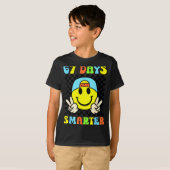 67th Day Of School Shirt 67 Days Smarter Teacher B (Voorkant volledig)