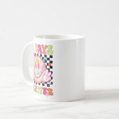 67th Day Of School Shirt 67 Days Smarter Teacher B Koffiemok (Voorkant links)