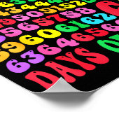 67th Day Of School Teacher Kids 67 Math Numbers 10 Poster (Hoek)