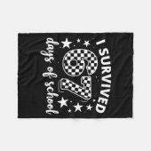 67th Day Of School Teacher Students Kids 6 7 Meme  Fleece Deken (Voorkant (Horizontaal))