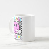 67th Day Of School Vibes Funny Six Seven 67 Meme Koffiemok (Voorkant links)