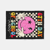 67th Day Of School Vibes Funny Six Seven 67 Meme S Fleece Deken (Voorkant (Horizontaal))