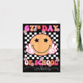 67th Day Of School Vibes Funny Six Seven 67 Meme S Kaart (Voorkant)