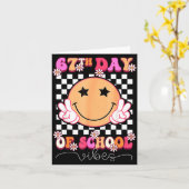 67th Day Of School Vibes Funny Six Seven 67 Meme S Kaart (Gele Bloem)