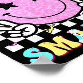 67th Days Smarter Smile Face 67 Days School Teache Poster (Hoek)