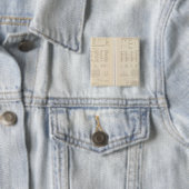 6870 Legend Finland, midden-Rusland Vierkante Button 5,1 Cm (In situ)