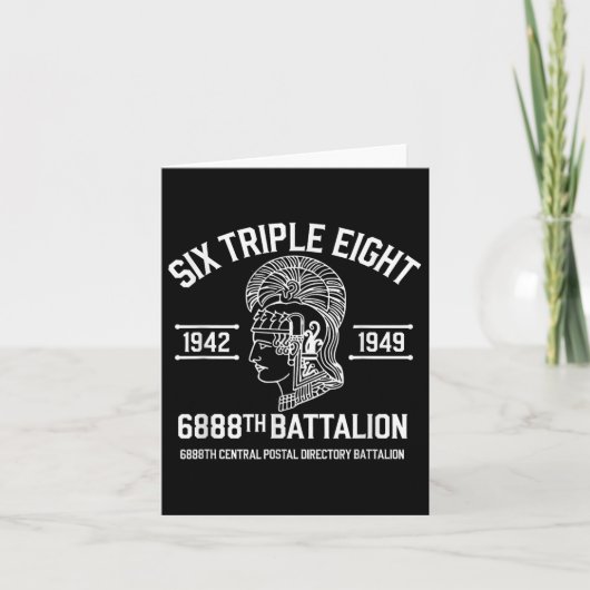 6888th Central Postal Directory Battalion 6 Triple Kaart (Voorkant)
