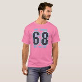 68 bent u één verschuldigd t-shirt (Voorkant volledig)