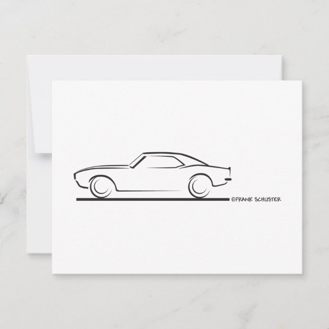 68 Camaro Hard Top BLK (Voorkant)