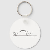 68 Camaro Hard Top BLK Sleutelhanger (Voorkant)