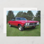 68' Chevelle SS Briefkaart (Voorkant / Achterkant)